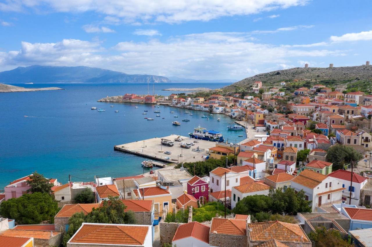Villa Katingo Chalki Town Bagian luar foto