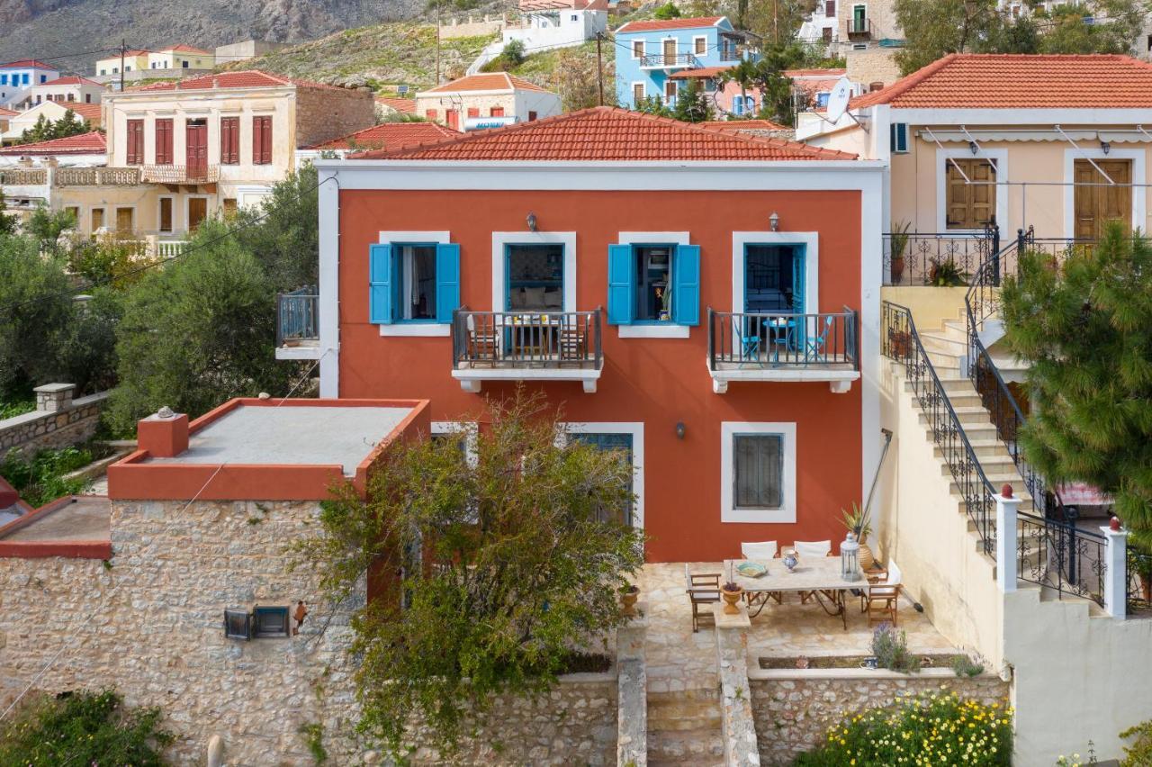 Villa Katingo Chalki Town Bagian luar foto