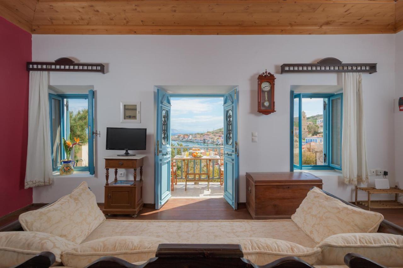 Villa Katingo Chalki Town Bagian luar foto