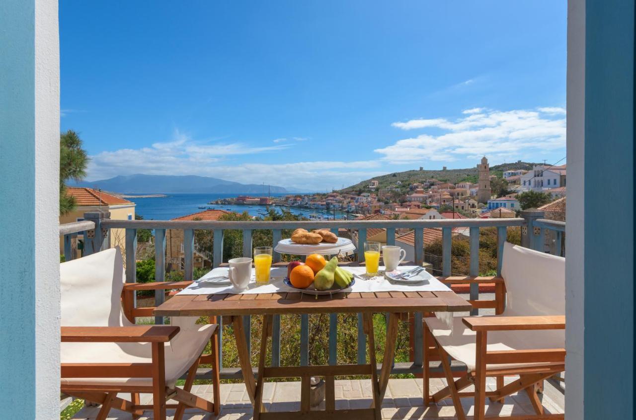 Villa Katingo Chalki Town Bagian luar foto